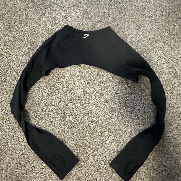 Gymshark Black Long Sleeve Shrug - Picture 1 of 1